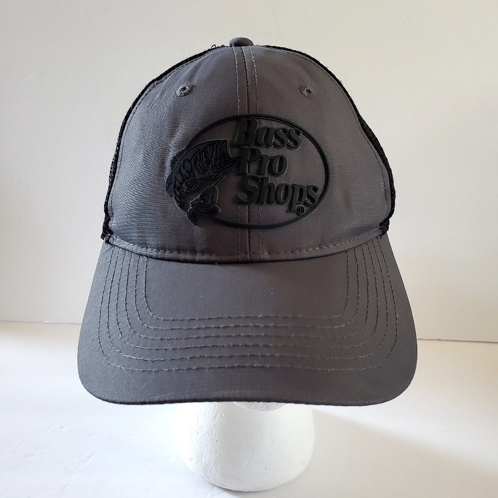Bass Pro Shops Gray Mesh Cap Size Small/Medium